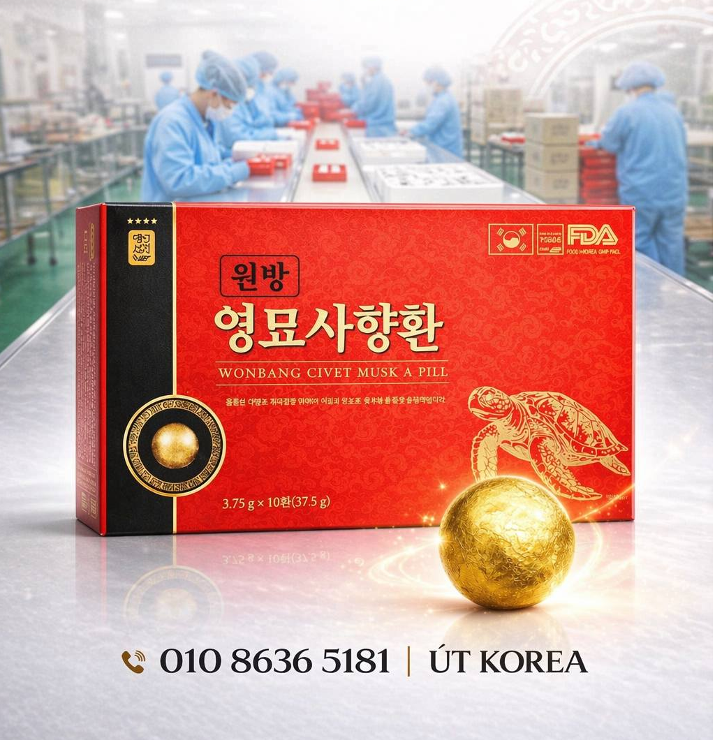 Đột quỵ rùa vàng xạ hương 10 viên
